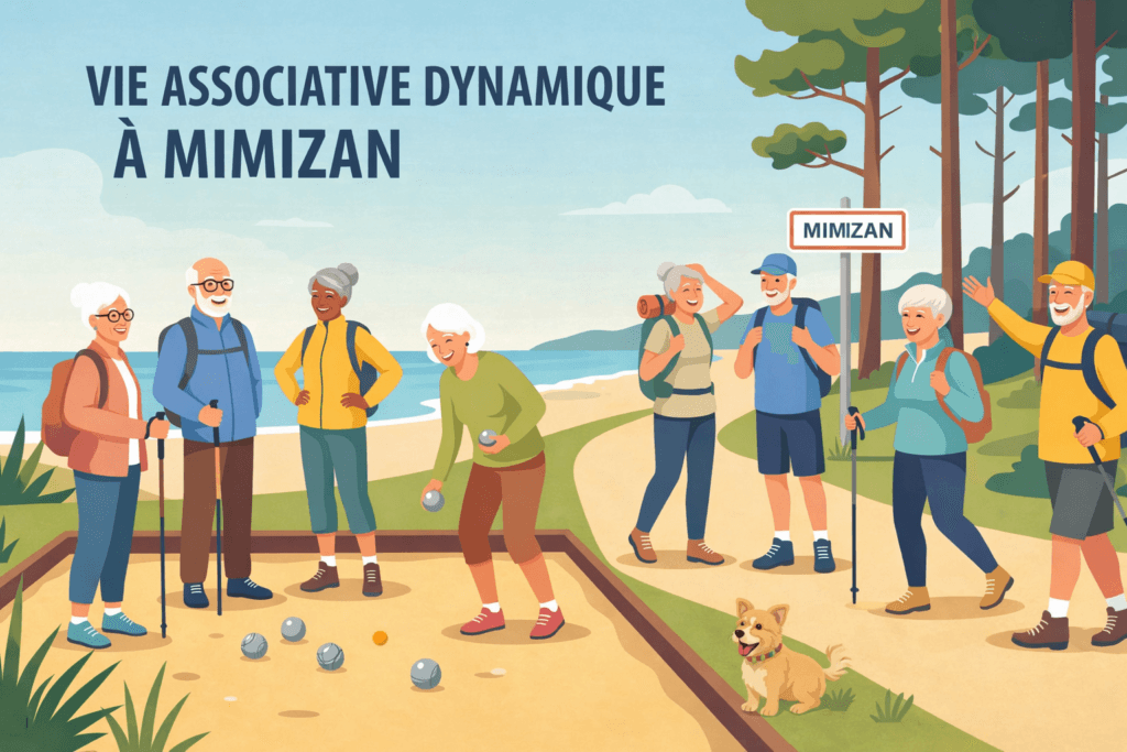 Retraite à Mimizan dans les Landes — vie paisible bord océan et forêt landaise
