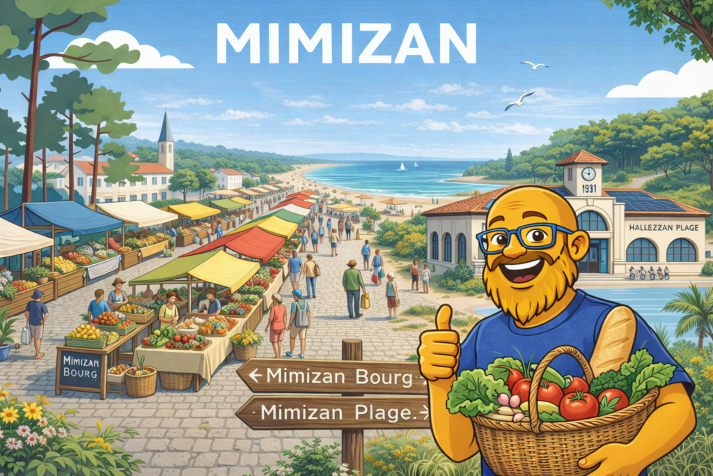Marché Mimizan Bourg ou Mimizan Plage - Immobilier Mimizan - Olivier Roussel IAD