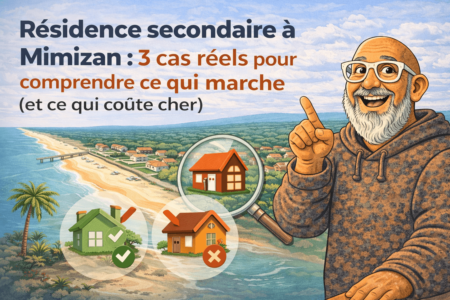 Résidence secondaire à Mimizan – illustration de 3 cas réels d'investissement et de gestion locative