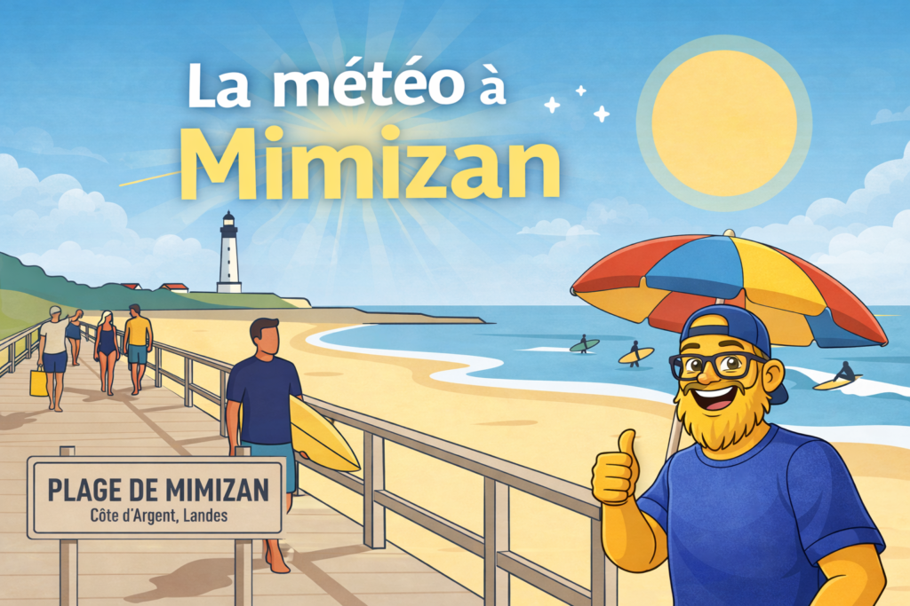 Plage ensoleillée à Mimizan - Immobilier Mimizan - Olivier Roussel IAD