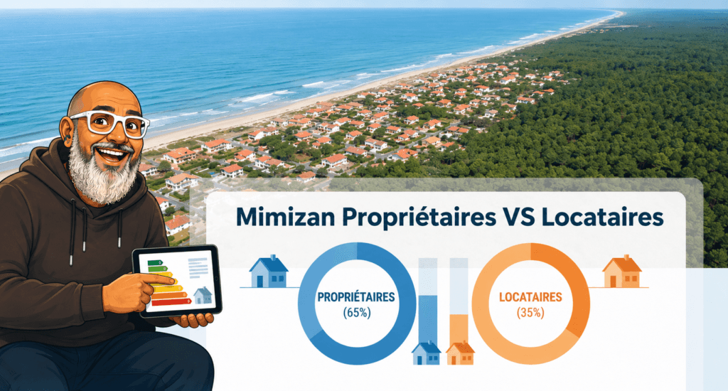 Marché immobilier de Mimizan en 2026 : 63,4% de propriétaires et 47,6% de résidences secondaires — analyse statistique complète par Olivier Roussel, conseiller immobilier IAD expert du secteur landais