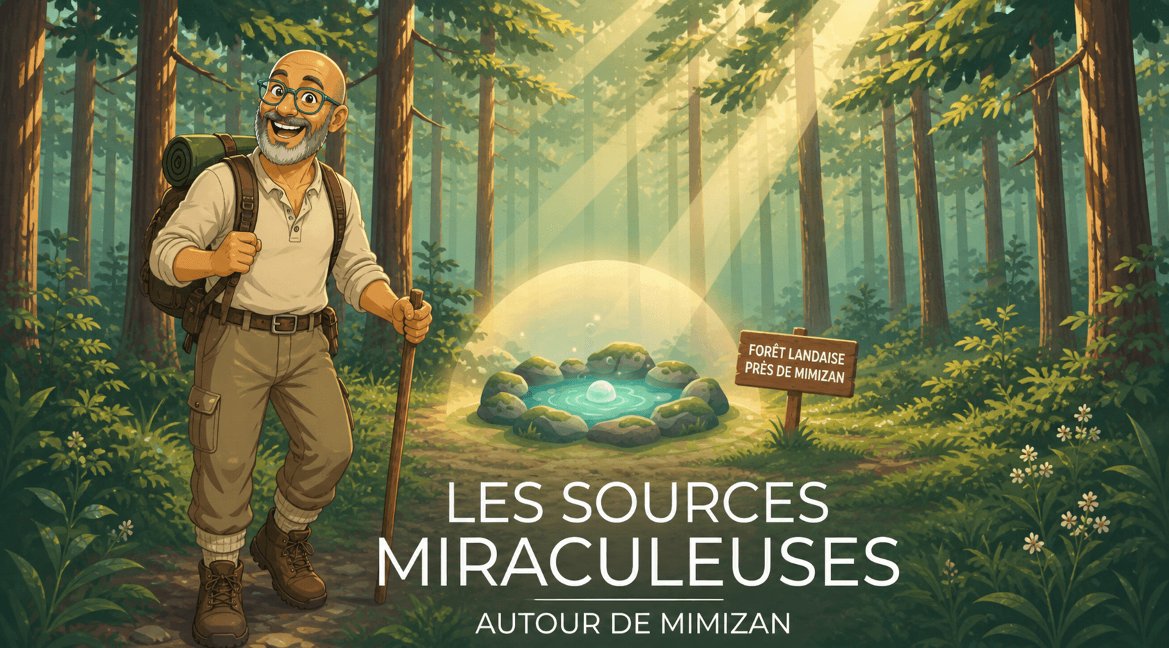 Sources miraculeuses autour de Mimizan – fontaines et eaux thérapeutiques dans les Landes